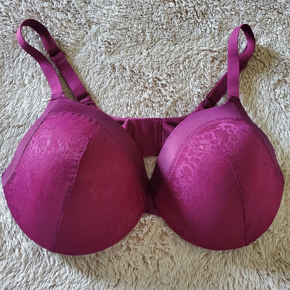 Maidenform Burgundy Underwire Bra